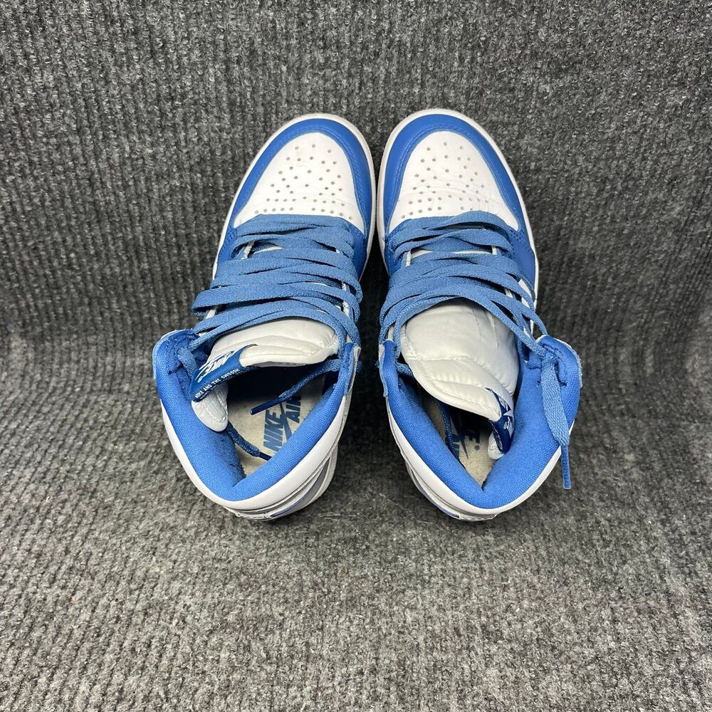 Nike Air Jordan 1 Retro OG High True Blue Grey Womens 5.5 (Men’s 4) DZ5485-410 - Picture 7 of 8